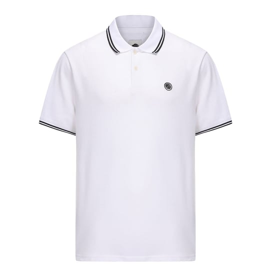 Polo de hombre Pretty Green Barton en blanco - Image 1