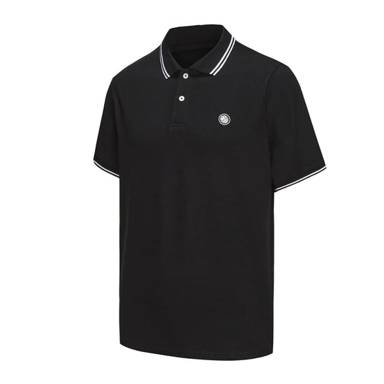 Polo Pretty Green Barton para hombre en negro - Image 3