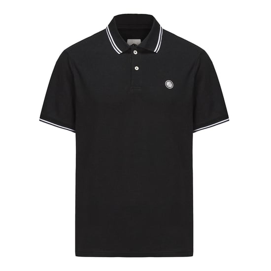 Polo Pretty Green Barton para hombre en negro - Image 5