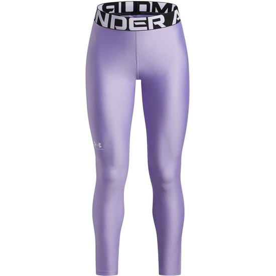 Leggings moldeadores con estampado liso para niñas de Under Armour en transparente - Image 1