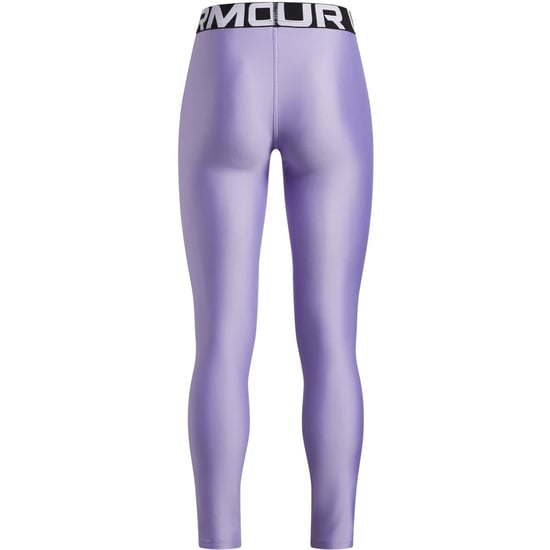 Leggings moldeadores con estampado liso para niñas de Under Armour en transparente - Image 2