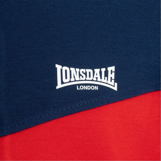 Chándal Lonsdale para hombre Rojo/Azul marino - Image 4