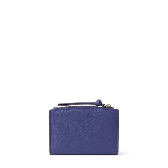 Accesorios Osprey London London Molly Curved Bi Fold tarjetero de piel en morado - Image 3