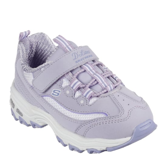 Skechers DLites zapatillas sin cordones para niña en lavanda - Image 1