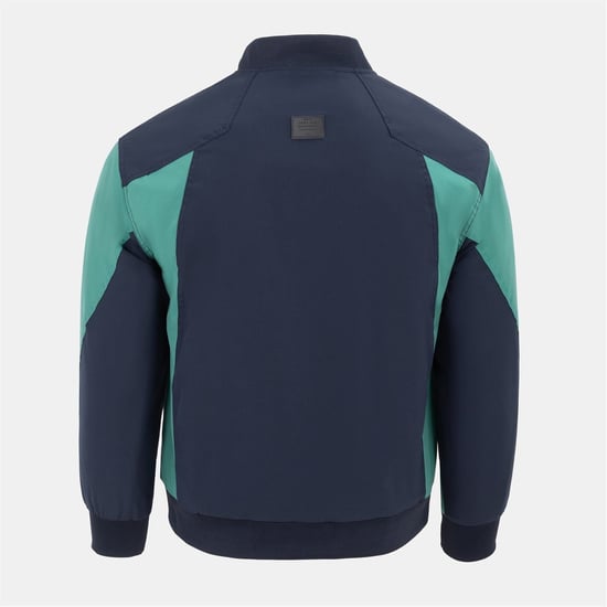 Chaqueta acolchada de hombre Firetrap en azul marino - Image 2