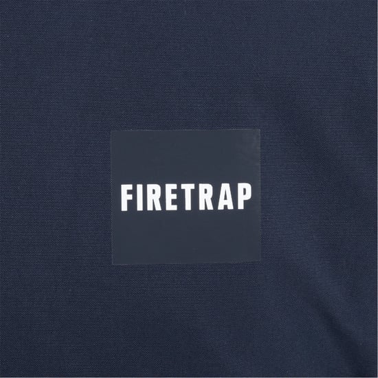 Chaqueta acolchada de hombre Firetrap en azul marino - Image 4