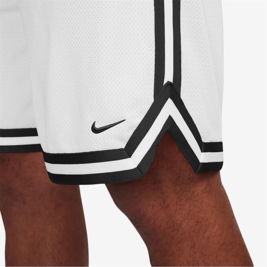 Nike Pantalones cortos de baloncesto Dna Dri Fit 8 para hombre en blanco/negro - Image 4
