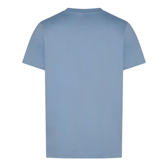 Camisa de mujer Off-White de corte entallado y manga corta en denim desgastado - Image 2