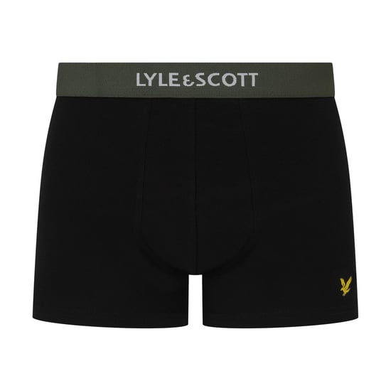 Pack de 5 bóxers para hombre Lyle And Scott en negro y multicolor W - Image 2