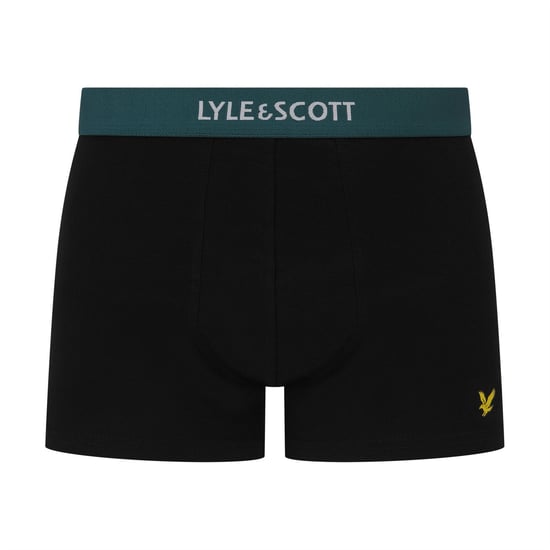 Pack de 5 bóxers para hombre Lyle And Scott en negro y multicolor W - Image 3