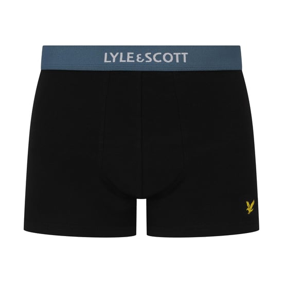 Pack de 5 bóxers para hombre Lyle And Scott en negro y multicolor W - Image 4