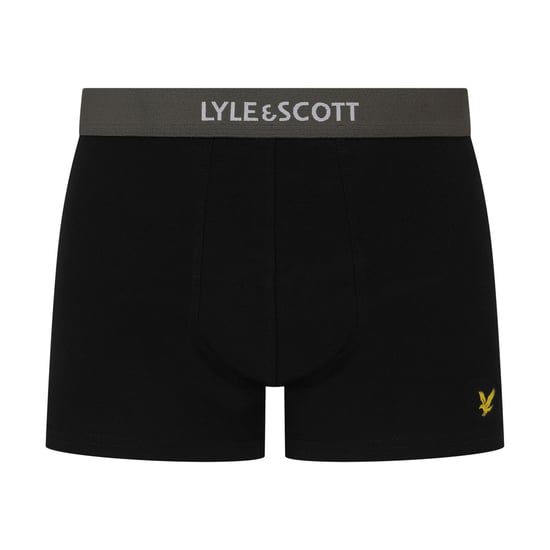 Pack de 5 bóxers para hombre Lyle And Scott en negro y multicolor W - Image 5