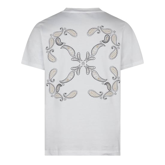 Off-White Off Bandana Arrow chanclas de hombre en blanco - Image 2