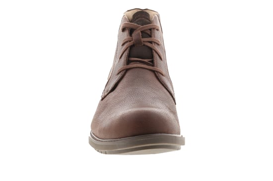 Caterpillar Botas elegantes de hombre Brock de piel con cordones marrones - Image 3