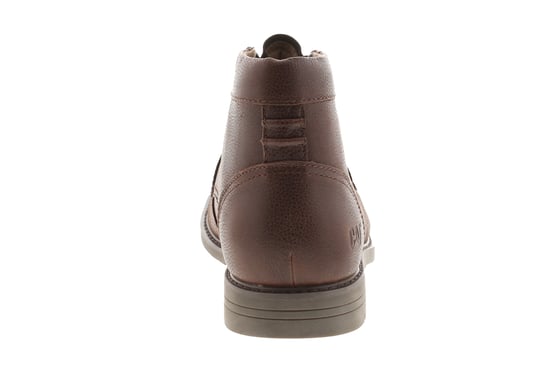 Caterpillar Botas elegantes de hombre Brock de piel con cordones marrones - Image 4