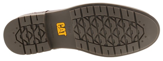 Caterpillar Botas elegantes de hombre Brock de piel con cordones marrones - Image 5