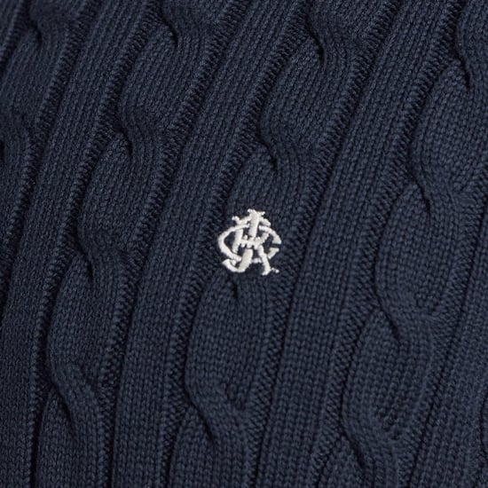 Joules Cable Crew Jersey de hombre Azul marino - Image 3