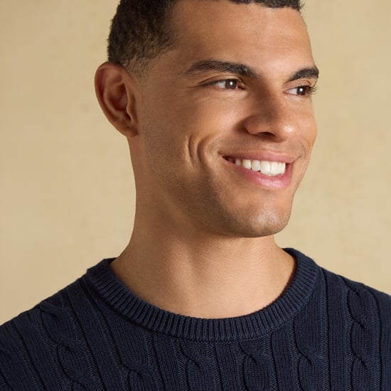 Joules Cable Crew Jersey de hombre Azul marino - Image 6
