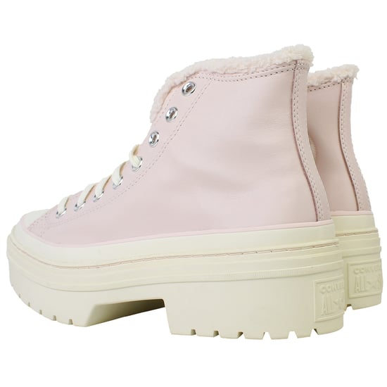Converse Chuck Taylor Lugged Heel Sherpa Zapatos rosas para mujer - Image 4