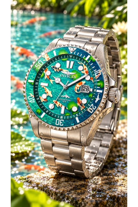 Invicta Pro Diver 51053 Reloj de Hombre - Movimiento de Cuarzo - Acero Inoxidable con Esfera Verde - 43 mm - Summerville - Image 2
