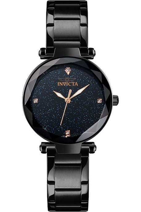 Invicta Celestial 70329 Reloj de Mujer - Movimiento de Cuarzo - Metal con Esfera Negra - 34 mm - Image 1