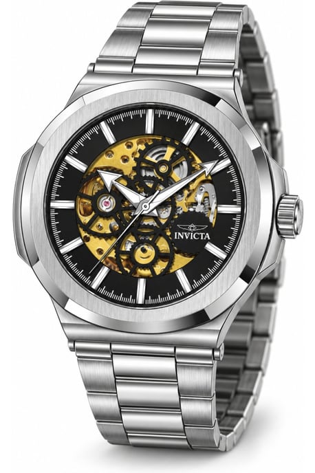 Invicta Objet D Art 70001 Reloj de Hombre - Movimiento Automático - Acero con Esfera Negra - 43 mm - Image 1