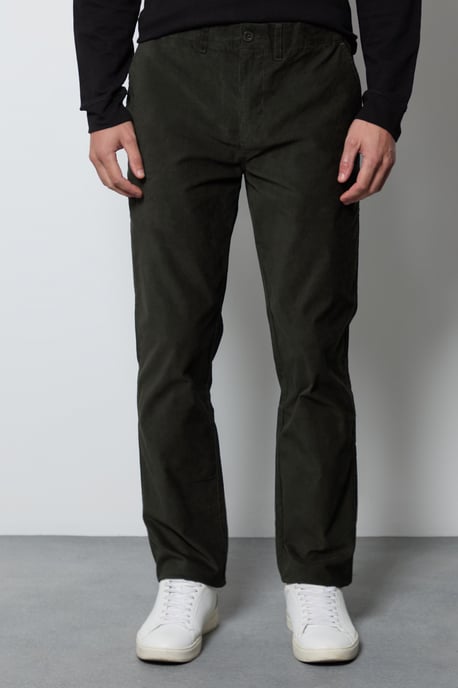 Maine Pantalón chino de pana premium Olive - Image 1