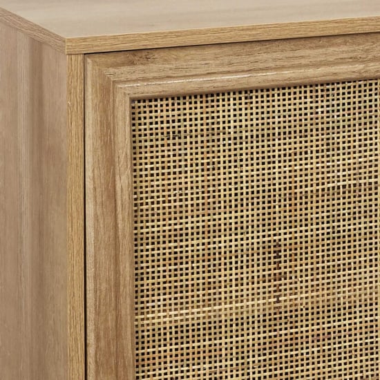 Home Deco Factory Bali Aparador – 3 puertas – ratán & madera – 115 cm - Image 6