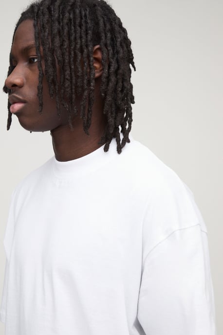 Camiseta Essential Oversized con cuello alargado - Image 3