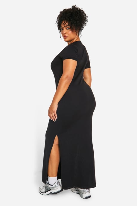 Boohoo Vestido camisero largo de talla grande - Image 2
