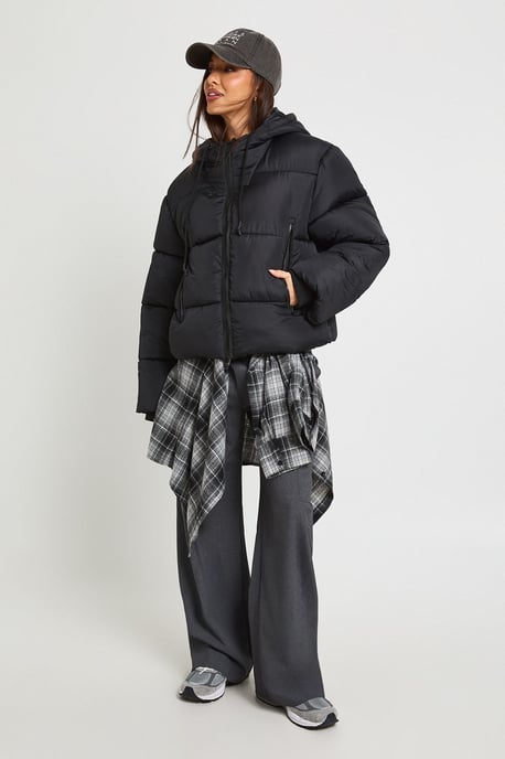 Chaqueta acolchada con capucha - Image 1