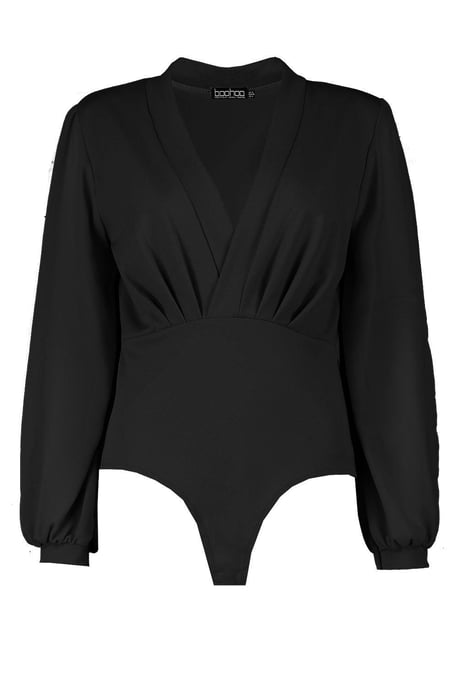 Body cruzado con mangas de gasa - Image 3