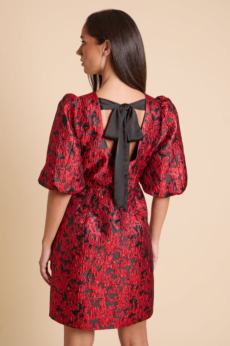 Dp Luxe vestido mini de jacquard - Image 3