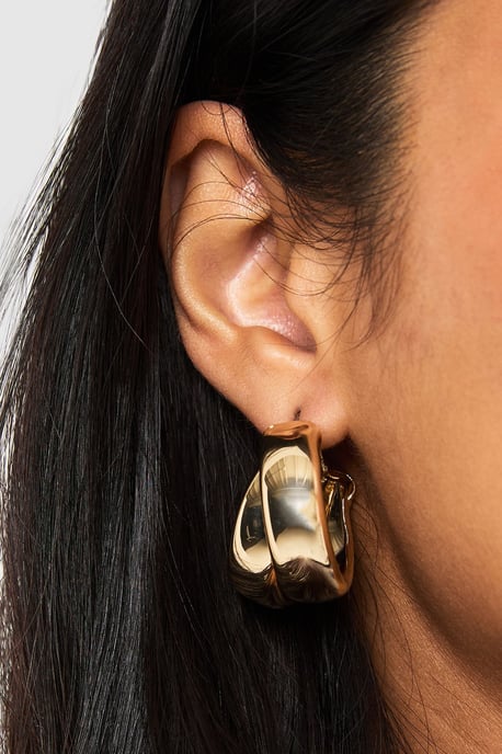 Boohoo Pendientes de aro dobles - Image 1