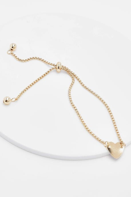 Pulsera de cadena con cierre de corazón - Image 1