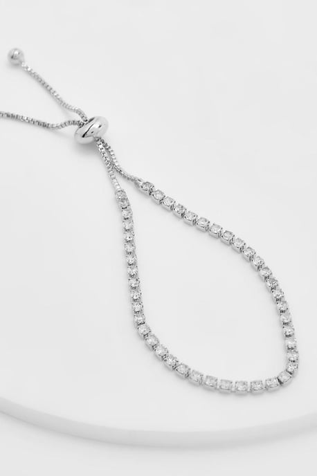 Pulsera con cierre de toggle y diamantes - Image 1