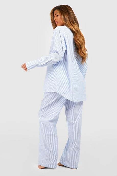 Pantalón de pijama de algodón con rayas diplomáticas - Image 2
