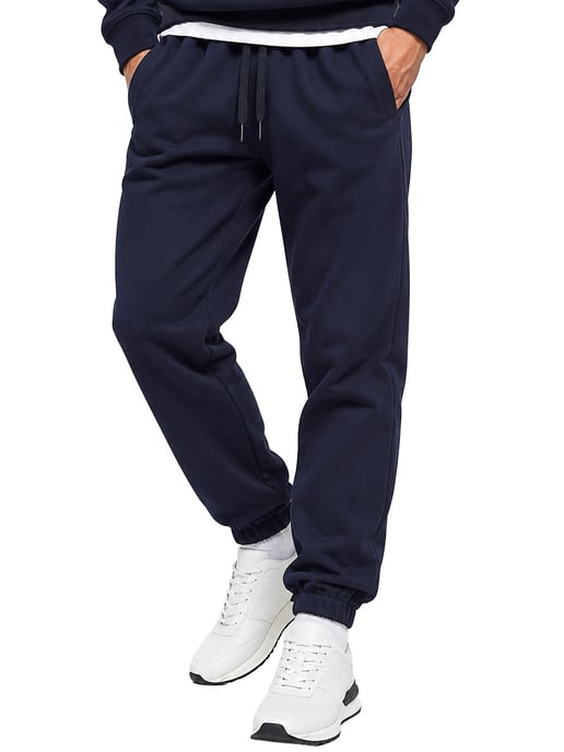 Kruze | Pack de 3 pantalones jogger de forro polar para hombre - BLK/NVY/CHAR - Image 3