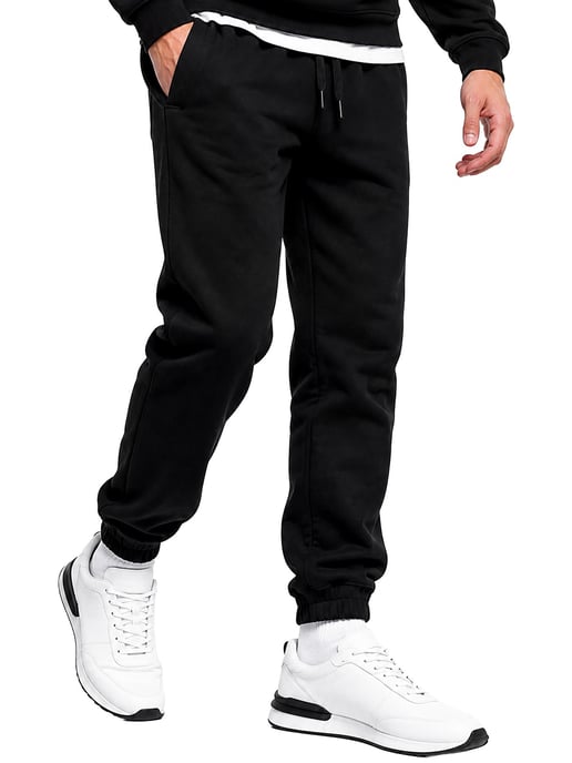 Kruze | Pack de 3 joggers de forro polar para hombre - BLK/GRY/NVY - Image 2