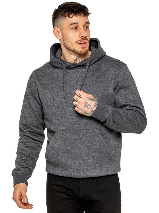 Kruze | Pack de 3 sudaderas con capucha de forro polar para hombre - BLK/NVY/CHAR - Image 4