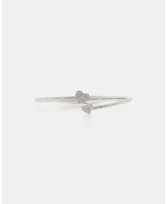 Yours Truly Pave Brazalete abierto con bisagra - Image 1