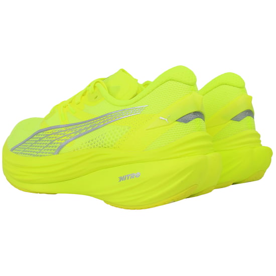 Puma Deviate Nitro 3 Zapatillas de running amarillas para mujer - Image 3
