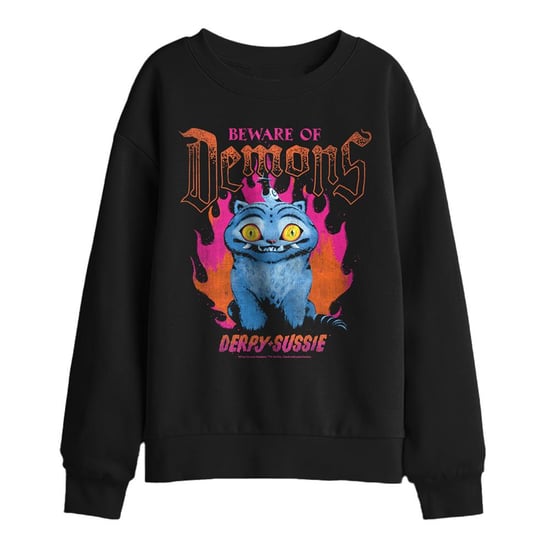 K-Pop Demon Hunters Sudadera infantil unisex de la banda Derpy y Sussie (Negro) - Image 1