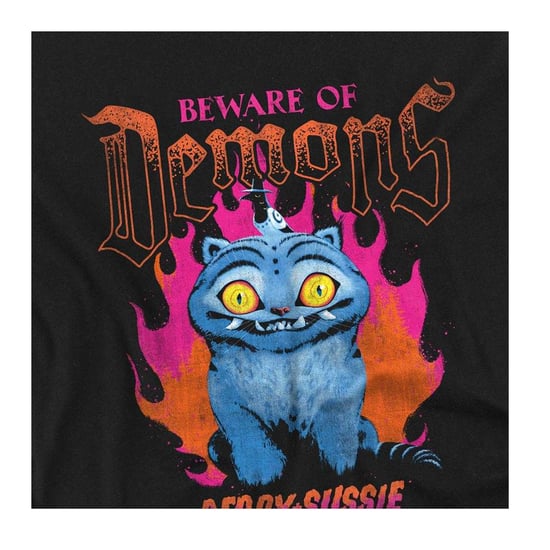 K-Pop Demon Hunters Sudadera infantil unisex de la banda Derpy y Sussie (Negro) - Image 3