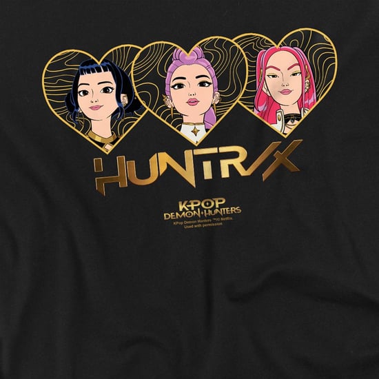 K-Pop Demon Hunters Sudadera infantil Huntr/X Hearts (Negro) - Image 3