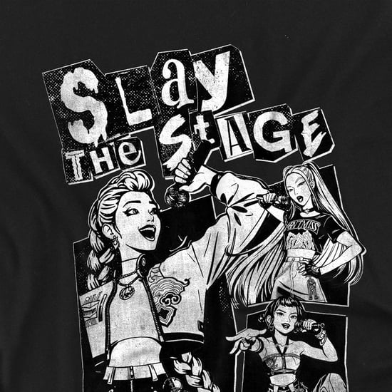 K-Pop Demon Hunters Sudadera infantil Huntrix Slay The Stage (Negro) - Image 3