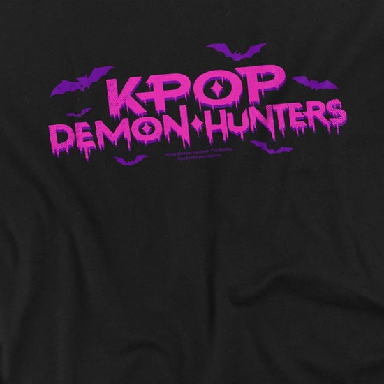 K-Pop Demon Hunters Sudadera infantil/para niños con logotipo goteante para Halloween (Negro) - Image 3