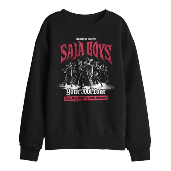 K-Pop Demon Hunters Sudadera Mono Band Saja Boys para niños (Negro) - Image 1