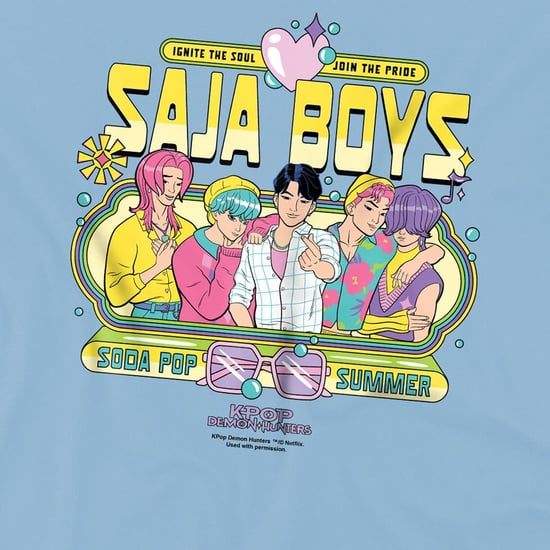 K-Pop Demon Hunters Sudadera infantil Saja Boys Summer Festival con póster estampado (Azul claro) - Image 3