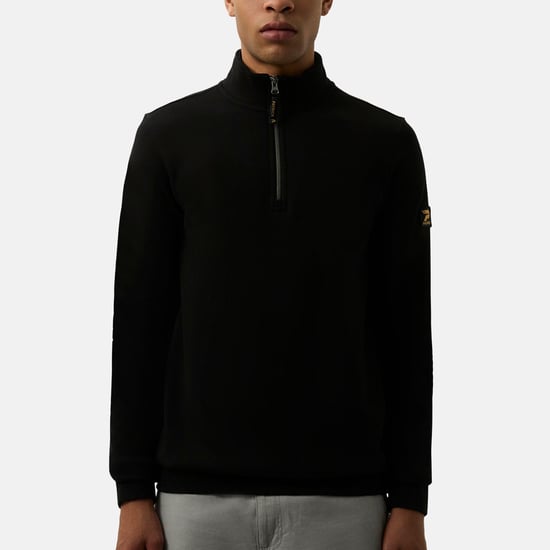 Patrick Top Harlem de hombre con cremallera de un cuarto (Negro) - Image 1